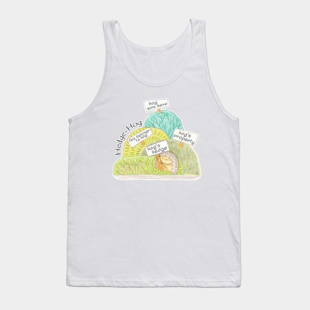 A Hog's Life - Hedge-Hog Tank Top by shiro